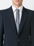 几何刺绣领带