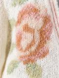 floral intarsia cardigan