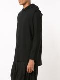 V-neck hoodie