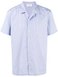 striped short sleeve shirt