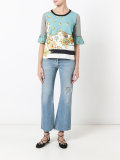 floral print top 