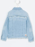 frayed denim jacket