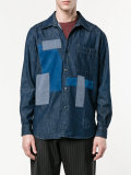 multi-patch denim shirt 