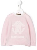 logo embroidered jumper