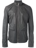 zipper collar jacket