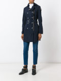dislocated zip trenchcoat