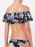 floral ruffle detail bikini 