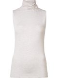 sleeveless rollneck top