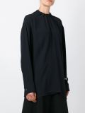gathered neck blouse
