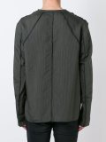 longsleeved pinstripe top