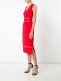 studded detail midi dress