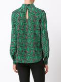 geometric pattern blouse