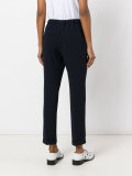 drawstring cropped trousers