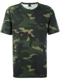camouflage print T-shirt