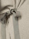 wrap detail knitted top