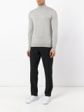fine gauge mock turtle neck jumper
