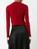 twisted cropped sweater