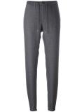 drawstring slim-fit trousers