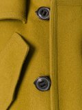 draped layer pocket coat