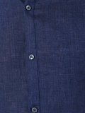 long sleeved collarless shirt