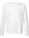 distressed sweatshirt