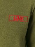 Love刺绣毛衣