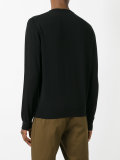 embroidered spiral pullover