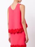 floral embroidered ruffle blouse
