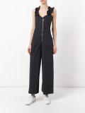 ruffled detail jumpsuit 