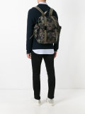 camouflage print backpack