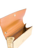 metallic clutch bag