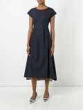 cap sleeve midi dress