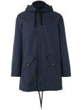 drawstring hooded jacket