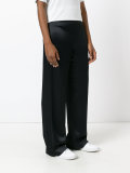 fluid wide-leg trousers