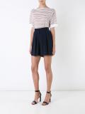 'CDC' pleated front shorts