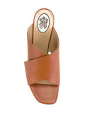 crossed strap sandals