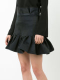 ruffled mini skirt