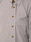 asymmetric button shirt
