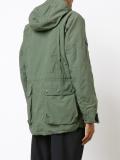zipped hooded jacket