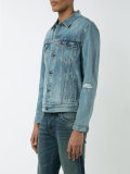 flap pockets denim jacket