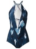 panelled swimsuit