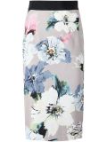 floral print pencil skirt