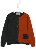 bicolour cardigan