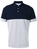 contrast polo shirt 