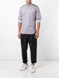 micro check shirt
