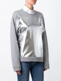 logo panel sweatshirt