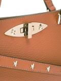 metallic detail tote