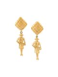 Mademoiselle clip-on earrings
