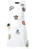 patches mini tank dress
