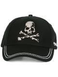 skull and crossbones plaque cap
